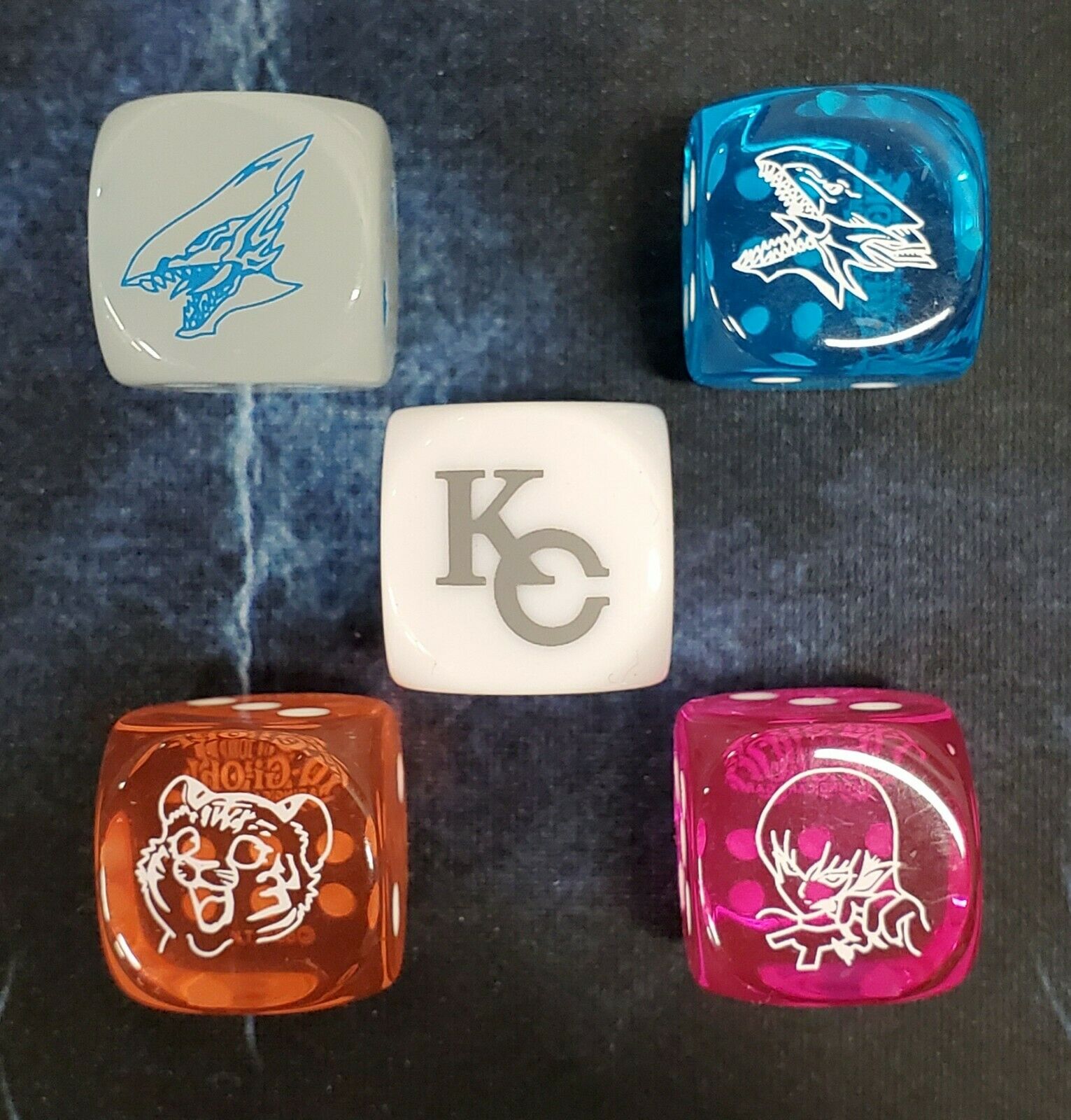 Yu-gi-oh! Legendary Duelists Season 2 Set Of 5 W/ Kaiba Corp Rare Dice Set